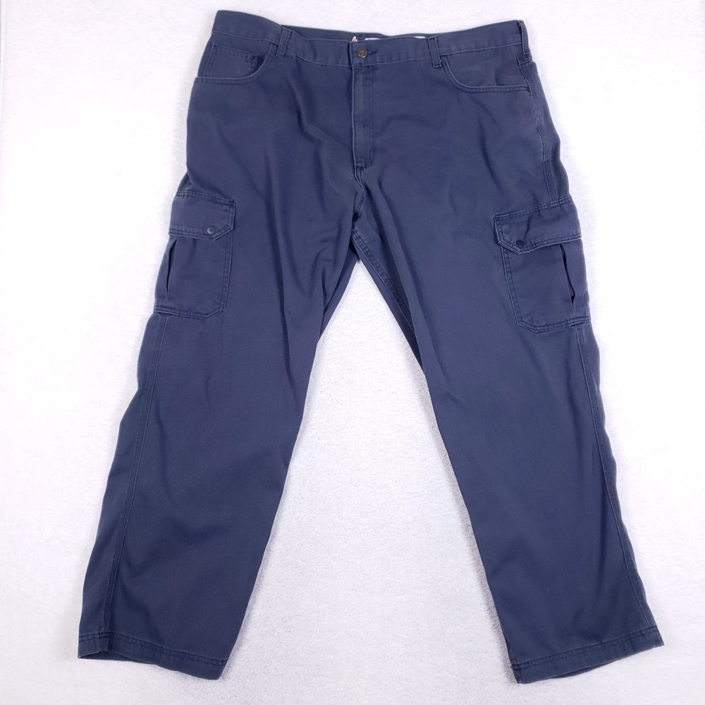 Lapco FR Cargo Pants 42x32 Navy Blue Flame Resistant Workwear CAT2 NFPA 2112